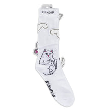 Cargar imagen en el visor de la galería, RIPNDIP LORD NERMAL SOCKS WHITE