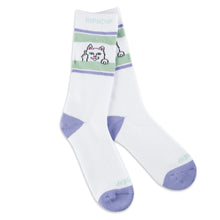 Cargar imagen en el visor de la galería, RIPNDIP PEEKING NERMAL SOCKS (LILAC SAGE)