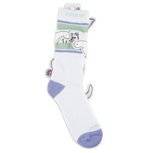 Cargar imagen en el visor de la galería, RIPNDIP PEEKING NERMAL SOCKS (LILAC SAGE)