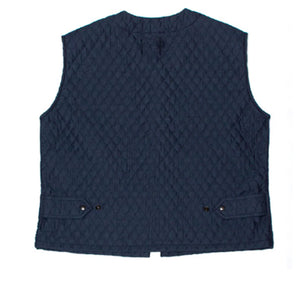 TRECE QUILTED VEST INDIGO