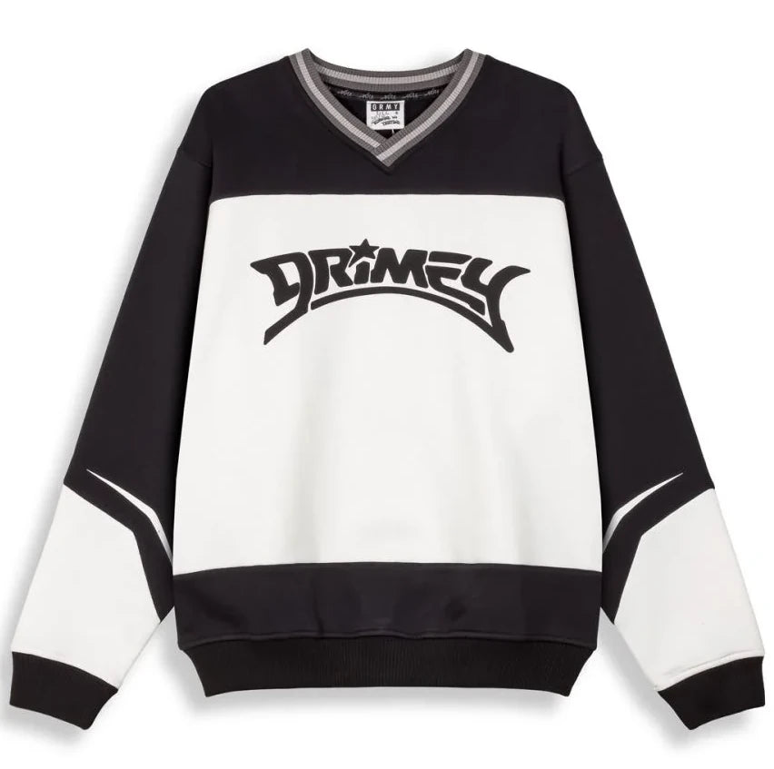 GRIMEY INFAMOUS DEEPER V NECK BLACK