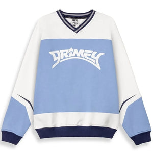 GRIMEY INFAMOUS DEEPER V NECK BLUE