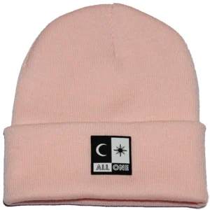 All One Brand Beanie Rosa Pastel